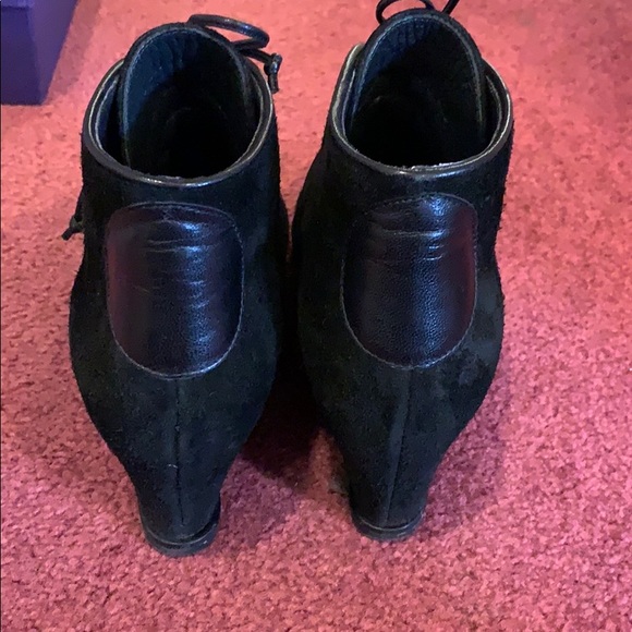 Black wedge Stuart Weitzman booties - Picture 3 of 5